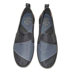 Sperry Patchwork Slip-On Sneakers Women Size‎ 8 Canvas Casual Shoes